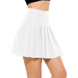Trendy High Waisted Pleated Skater Skirt – Perfect for School or Casual Outings